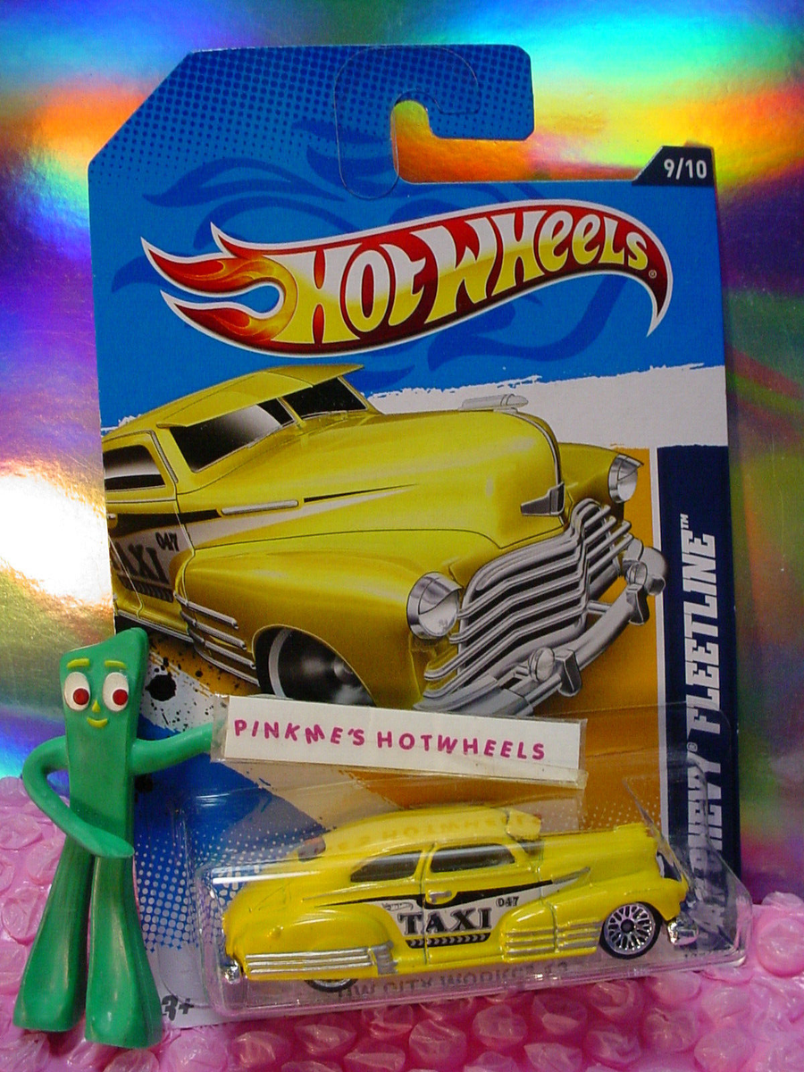 2012 i Hot Wheels '47 CHEVY FLEETLINE #139☆yellow;TAXI☆CITY