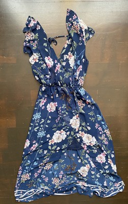 maurices navy blue dress