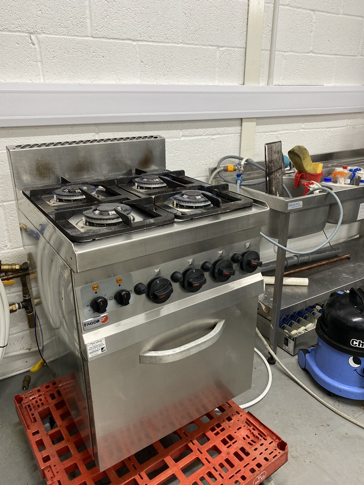 Fagor 4 Burner Gas And Electric 3 Phase Oven eBay