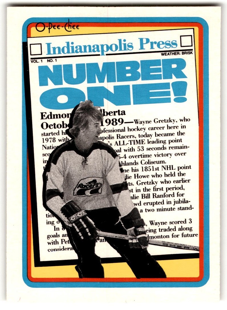 Wayne Gretzky Rookie card　① Wayne Gretzky Rookie #18 - PSA 7NM - O-PEE-CHEE | eBay