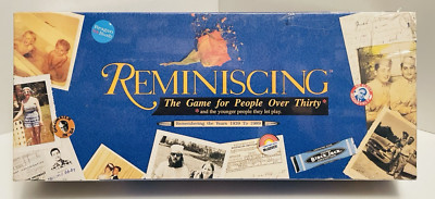 Reminiscing the Board Game for People Over Thirty 1993 Edition TDC Games Sealed.