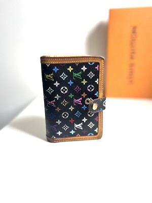 authentic louis vuitton multi colore pattern french purse wallet