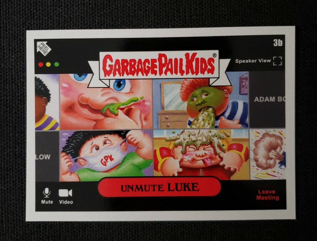 2020 Topps Garbage Pail Kids 2020 Was The Worst #3b Unmute LUKE front