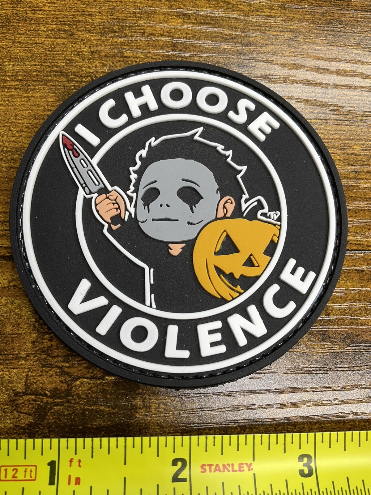 I Choose Violence Friday the 13th Jason Tactical Hook PVC 3D Patch