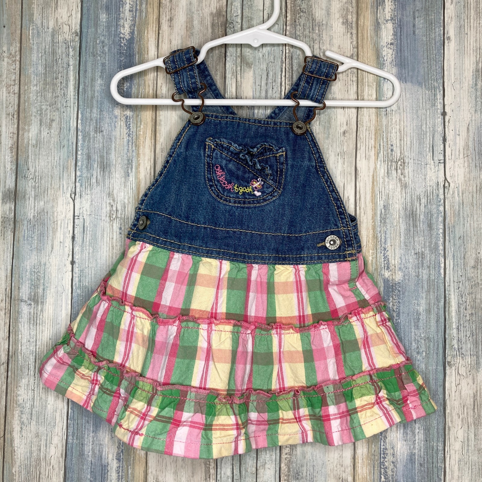 OshKosh Denim Overall Jumper Dress 