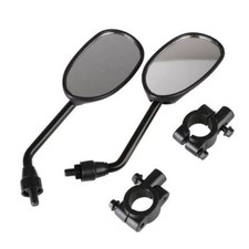 1 Pair Universal Motorbike Wing Rear View Mirrors Motorcycle Bike Scooter UK