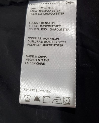 NWT Psycho Bunny ALLEN PUFFER JACKET in Military Green Size M $299 - 第 9/10 張圖片