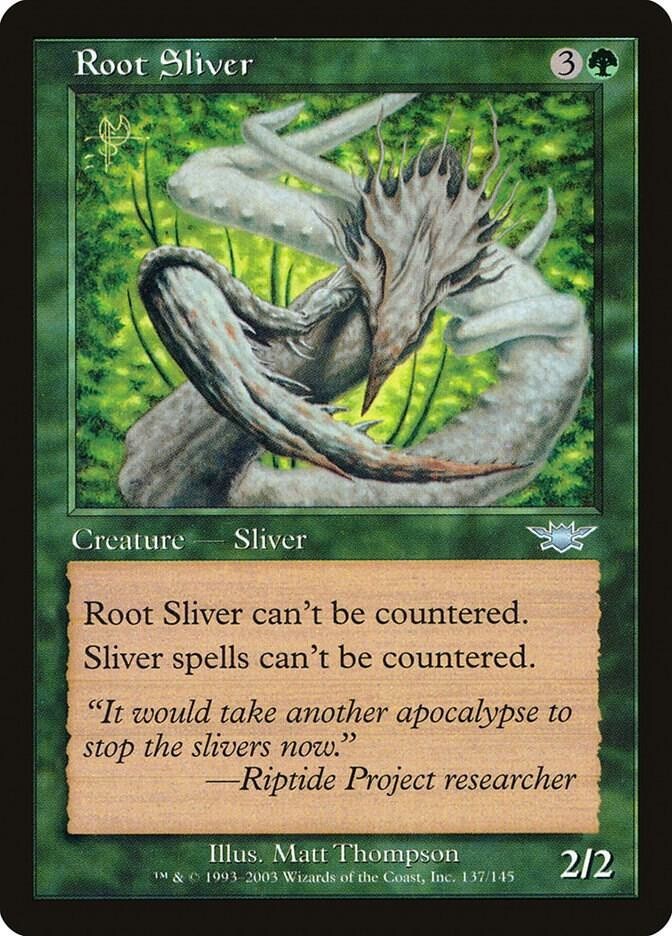MTG Root Sliver Legions Regular NM