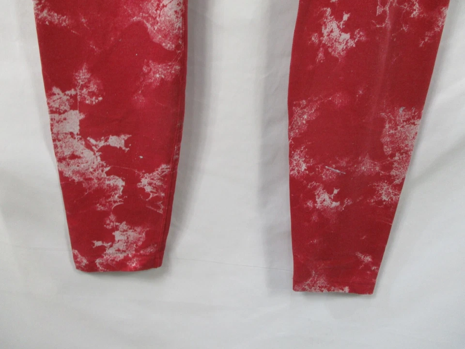 Legging Nike Mujer XL Rojo Estampado Cintura Elástica Elastizado Solo Hazlo Ajuste Activo Foto 4 de 4