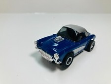 Auto-World '57 CORVETTE in BLUE / SILVER Slot Car NEW run on AFX, AURORA, TYCO