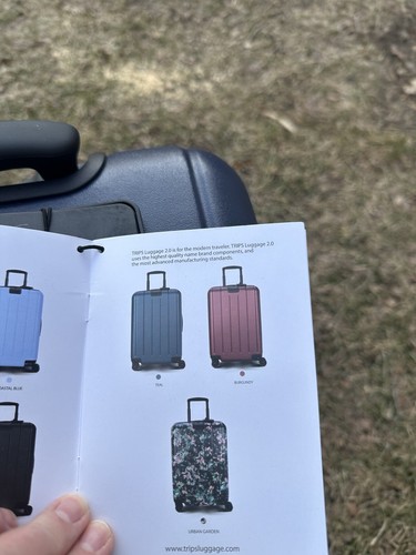 Trips 2.0 22" Navy Hardside Carry-On Luggage - Picture 13 of 16
