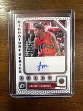 2023-24 Donruss Optic Basketball Signature Series Jalen McDaniels #SS-MCD