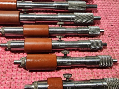 AMERICAN MADE BROWN SHARPE TUBULAR FIXED INSIDE ID MICROMETER 2-12in P696 - Picture 5 of 19