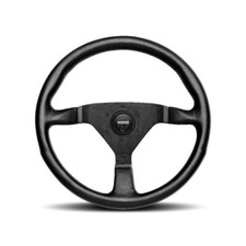Momo V35 KBA 70068 350mm Silver Steel Steering Wheel for sale