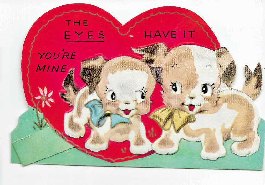 Vintage valentine card.