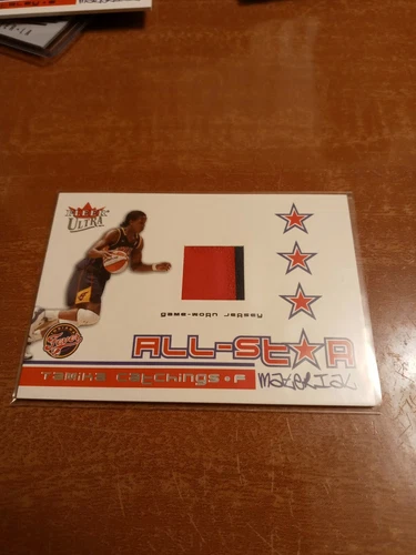 Tamika Catchings 2004 Fleer Ultra WNBA All Star Game Worn Jersey Patch #D 79/100