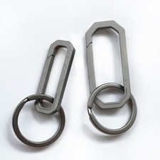 EDC Titanium Alloy Porable Keychain Carabiner Key Belt Waist Hanging Buckle Tool