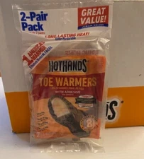 HOT HANDS TOE WARMERS 2 PACK  - LOT OF 12 PACKS