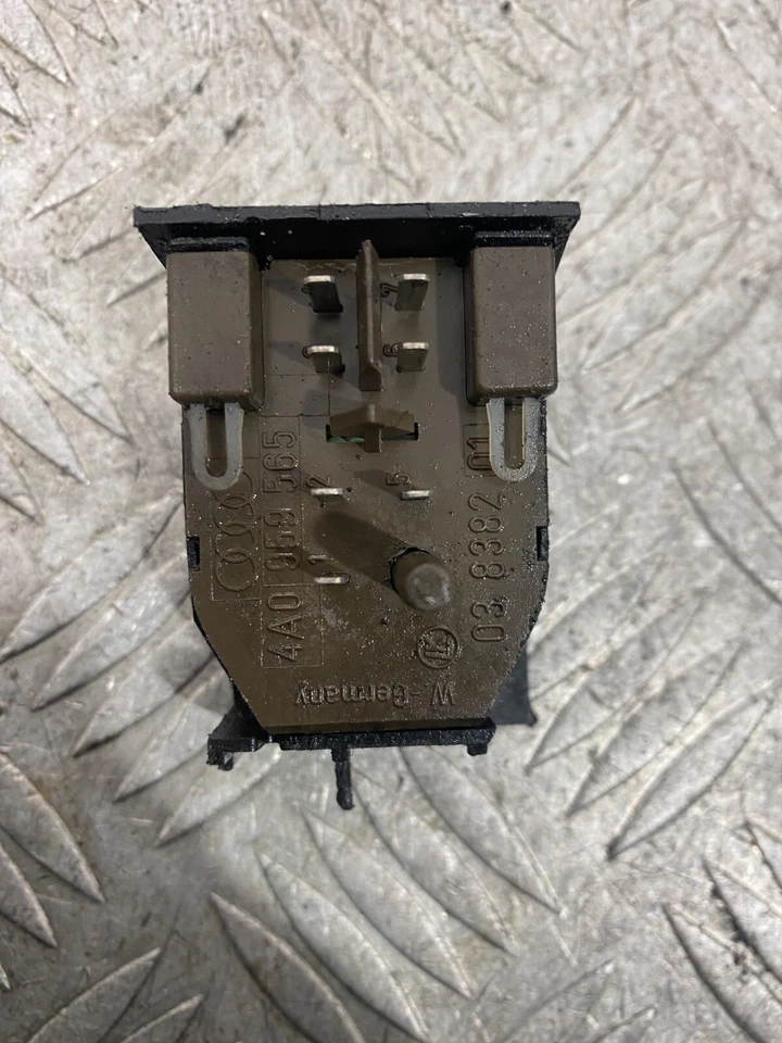 AUDI A6 C4 1996 1995 interruptor de espejo retrovisor eléctrico delantero botón de control 4A0959565 #10 Foto 3 de 4