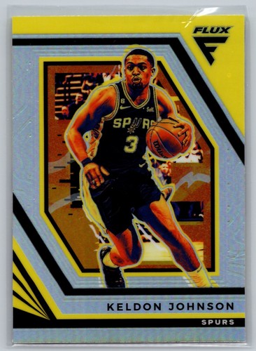 2022-23 Panini Flux - Lote de 5 - Fundente e insertos de plata - Kuminga, Keldon Johnson - Imagen 10 de 11