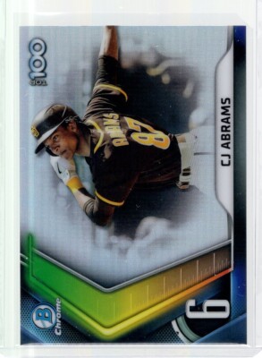 2022 Bowman Chrome Scouts Top 100 #BTP6 CJ Abrams | eBay
