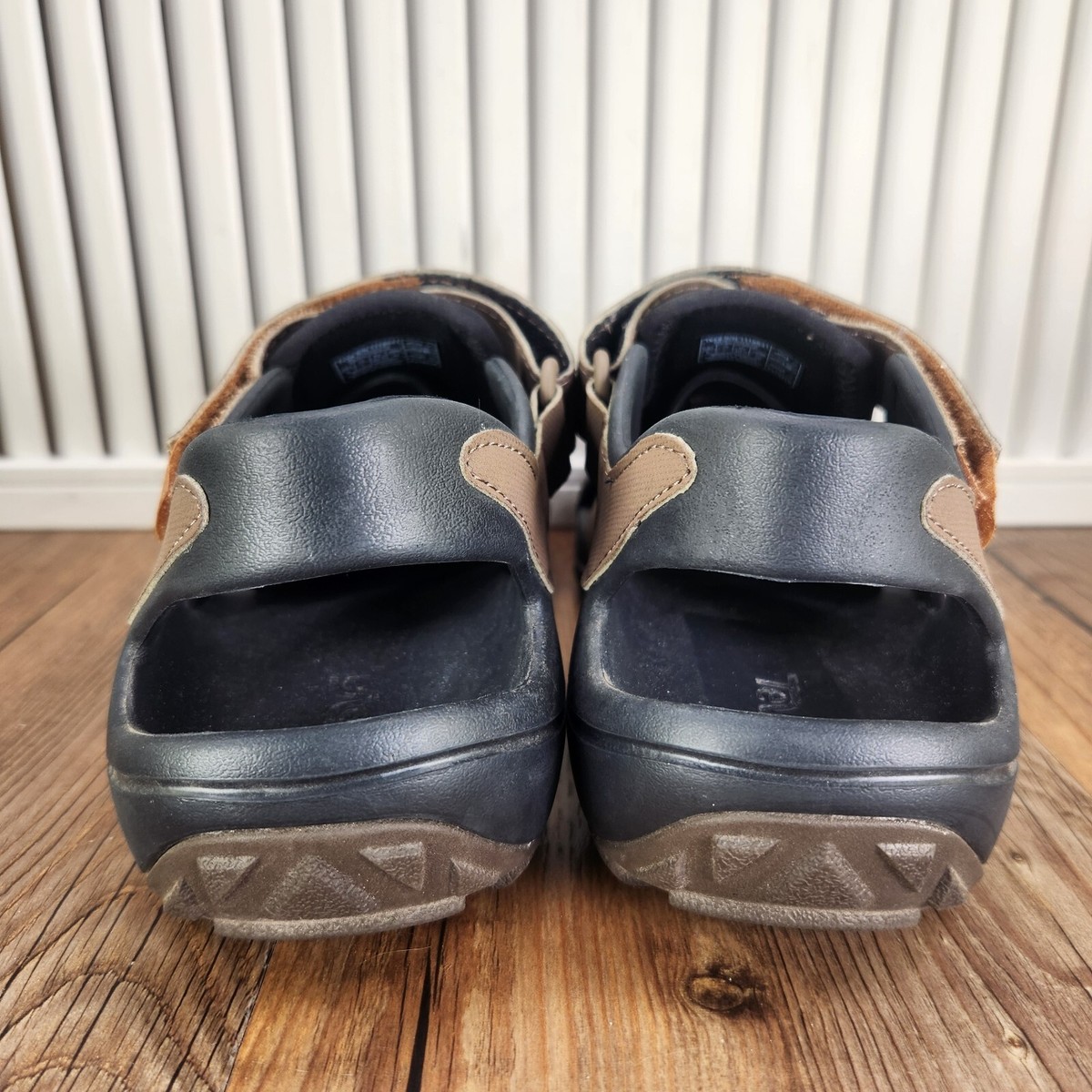 Teva Flintwood men’a brown hiking sandals size 8 Teva Flintwood Dark Olive Sandals - Men main image 4