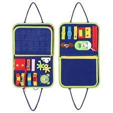 Montessori Educational Toy Busy Board Kid Preschool Learning Activity Board Gift