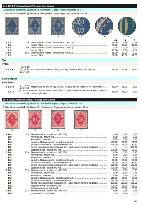 Yugoslavia 1918-1991 Catálogo especializado de estampillas postales 2024 Foto 2 de 4