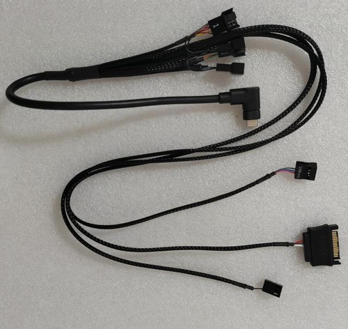 Type-C Computer CPU Cooling Fan Cable For Corsair ICUE H100i H150i RGB ELITE - Afbeelding 5 van 11