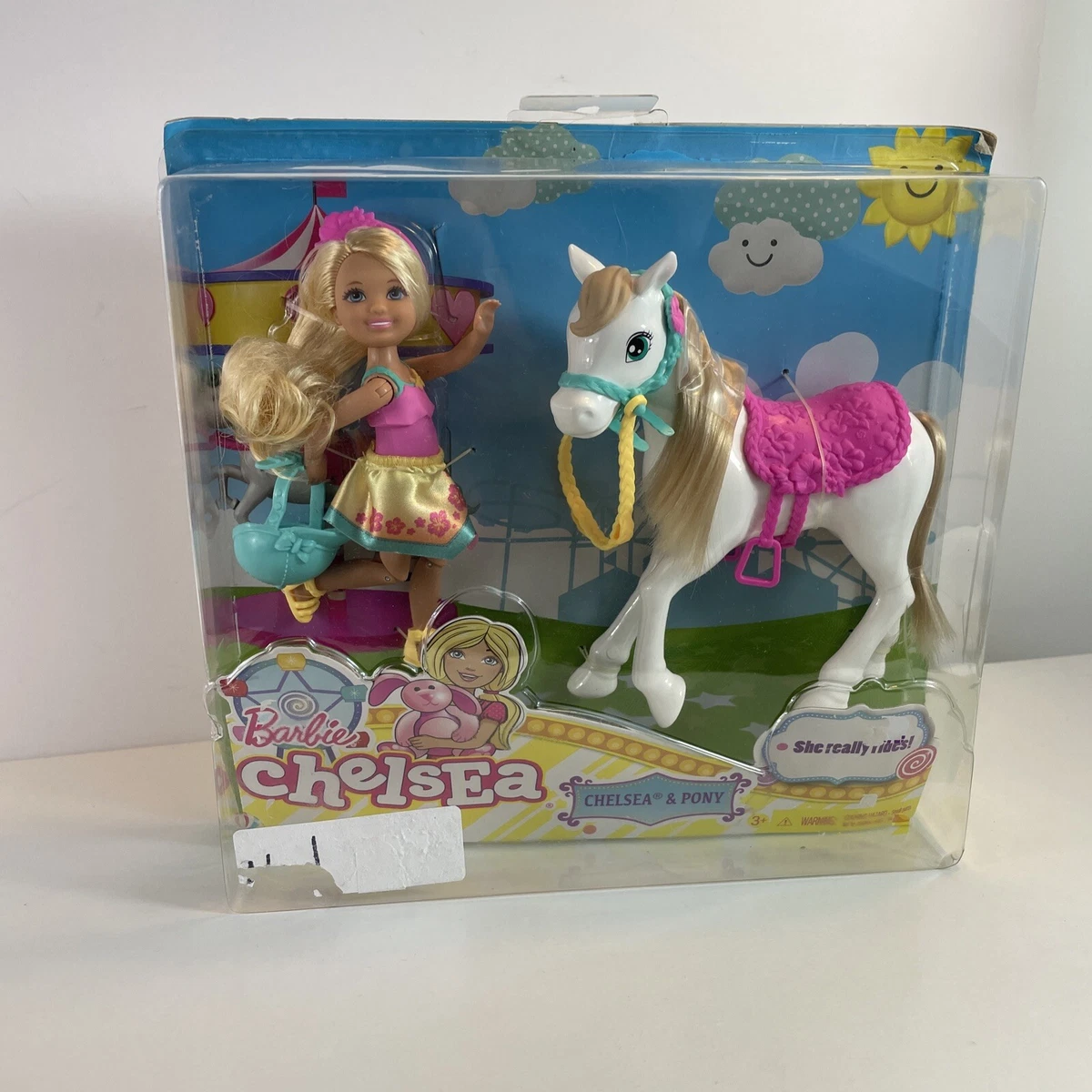 Barbie Chelsea Club Doll And Pony - Imagine That Toys