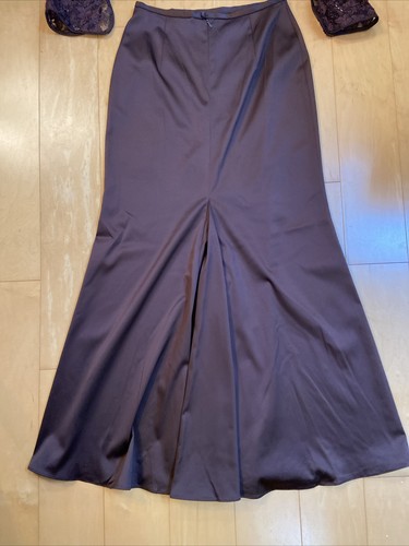 BROWN BEAUTY Davids Bridal Mother Of The Bride Size 6 Jacket Dress - Picture 8 of 19