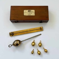 EARLY VICTORIAN BATE'S PATENT SACCHAROMETER BY LUDWIG OERTLING LONDON