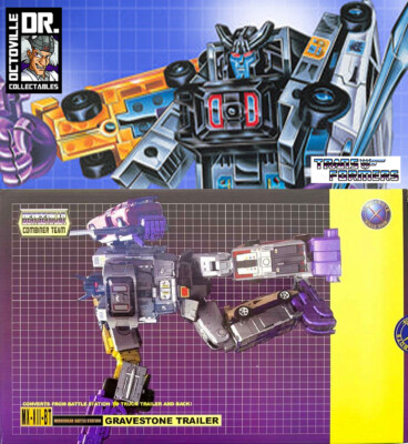 X-Transbots MX-12TB Grabsteinanhänger Youth Ver / Masterpiece G1 Menasor NEU