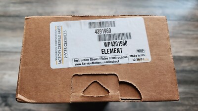 WP4391960 4391960 Genuine OEM Whirlpool Dryer Heating Element New