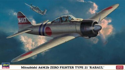Ha Sega Wa 1/48 Mitsubishi A6M2b Zero fighter type 21 Rabaul