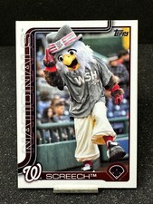 2025 Topps Series 1  SCREECH  Celebration Mascots  #M-25  NATIONALS