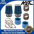 Blue Air Intake Induction System Kit For 08-12 Mercedes Benz C300 C350 3.0L 3.5L