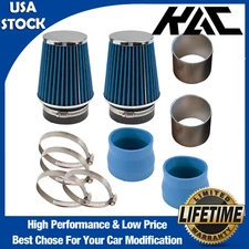 Blue Air Intake Induction System Kit For 08-12 Mercedes Benz C300 C350 3.0L 3.5L