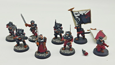 Kasrkin Troopers Captain Inquisition & Grey Knights Warhammer 40K metal classic