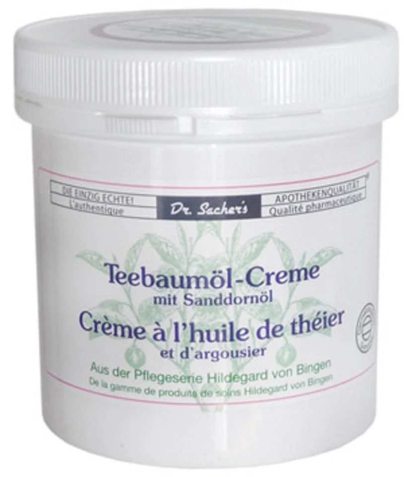 KÜHN KOSMETIK 22,65€/L 3 x Teebaumöl Creme mit Sanddorn-Öl Dr. Sacher s Kühn Tee Baum Öl Creme