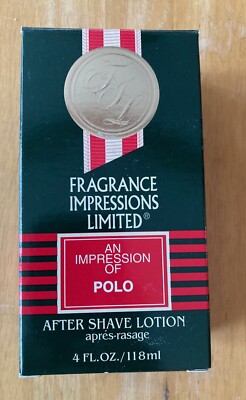 Fragrance Impressions Limited An Impression of Polo After Shave Lotion 4 oz Vtg.