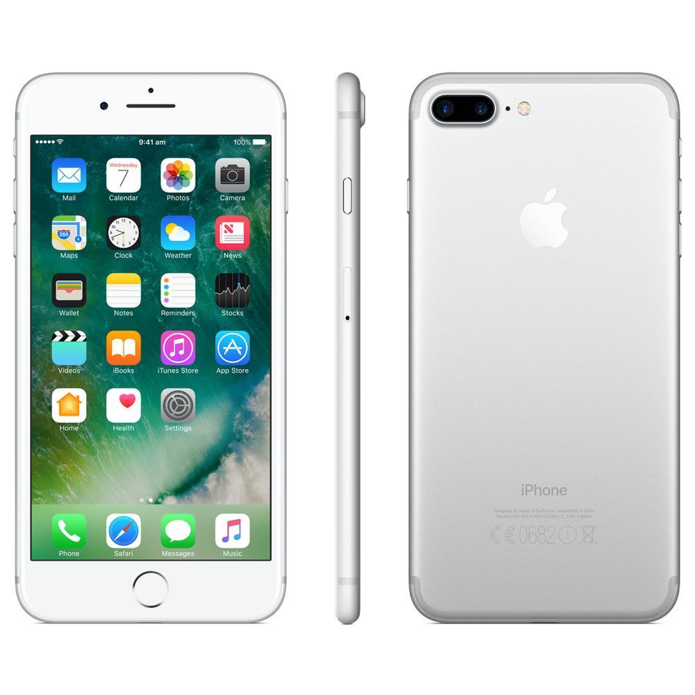 スマートフォン/携帯電話 スマートフォン本体 Apple iPhone 7 - 32GB - Silver (Unlocked) A1660 (CDMA + GSM) for 