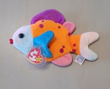 TY Beanie Babies Lips the Fish, Rare with Errors!