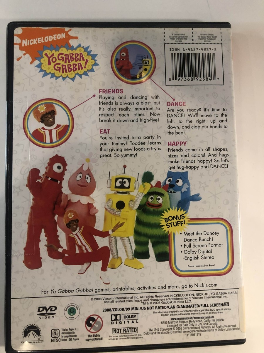 Educational Child Yo Gabba Gabba - The Dancey Dance Bunch (DVD