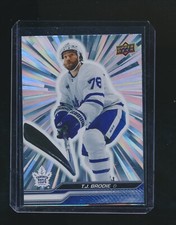 T.J. BRODIE 2023-24 UPPER DECK SILVER OUTBURST PARALLEL