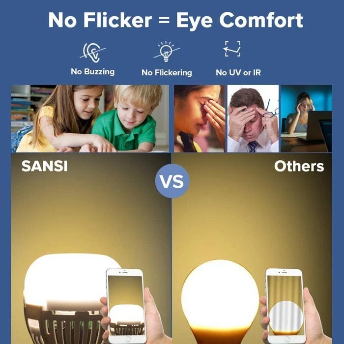 Ampoule À LED 8W 800 lm avec Ampoule B22 GLS Blanc Lampes Chaud 6 pièces E27 CE - Photo 4/4