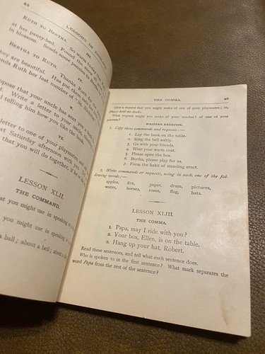 Practical Lessons Use of English 1901 School Book by Mary Hyde, nice condition - Picture 15 of 15