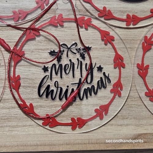 Adornos de Navidad SASSY Hechos a Mano Planos Redondos Nuevos - Tú eliges Dulces o Salados - Imagen 13 de 35