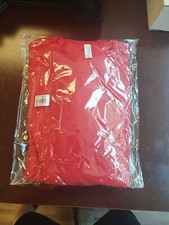 Canvas Size Medium Sweatshirt Red Unisex Made In USA New