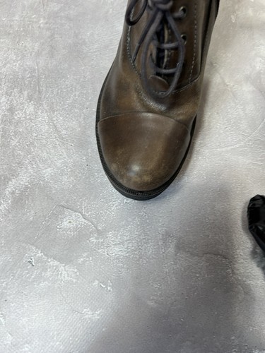 Diesel Mujer Botines Cuero Marrón Imitación Piel Tacones Altos EU 39 - Imagen 13 de 20
